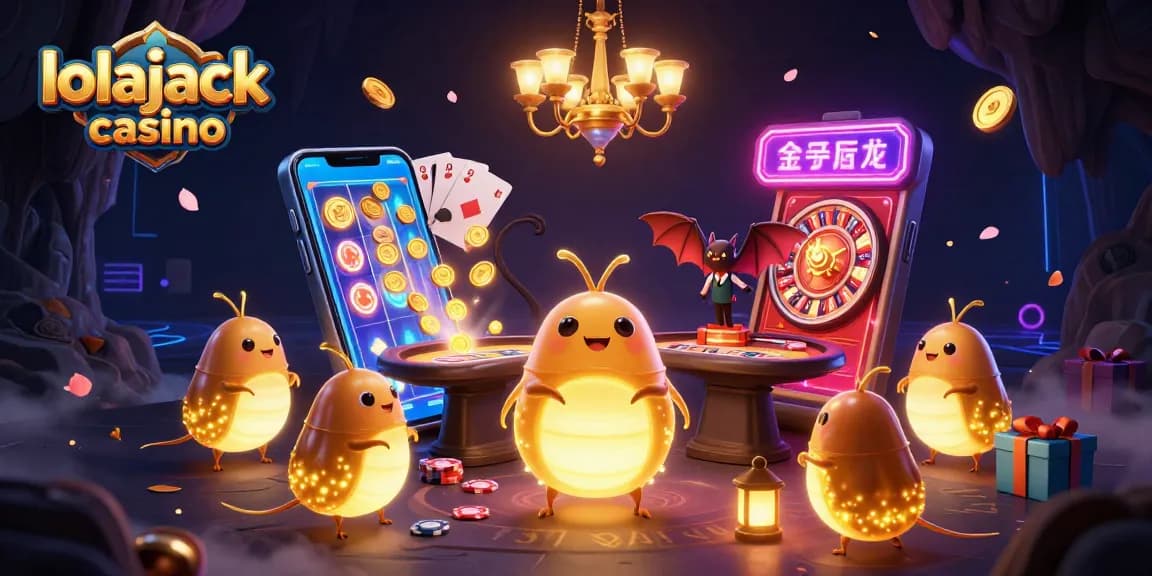 Engage with the thrill of lolajack casino featuring glowing glowworms and an inventive bat dealer.