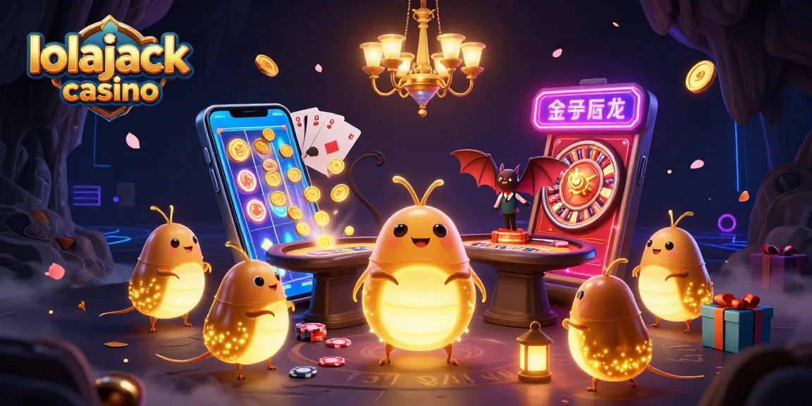 Engage with the thrill of lolajack casino featuring glowing glowworms and an inventive bat dealer.